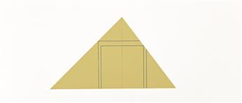 ROBERT MANGOLD (1937 - ) A Book of Silk Screen Prints, Multiple Panel Paintings.